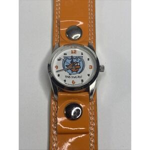 Y2K David & Goliath Wrist Watch "This Sucks!" Orange Goldfish